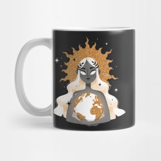 Gaia - White and Gold Mug